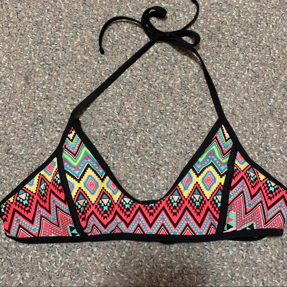 Multi-colored bikini top from Target